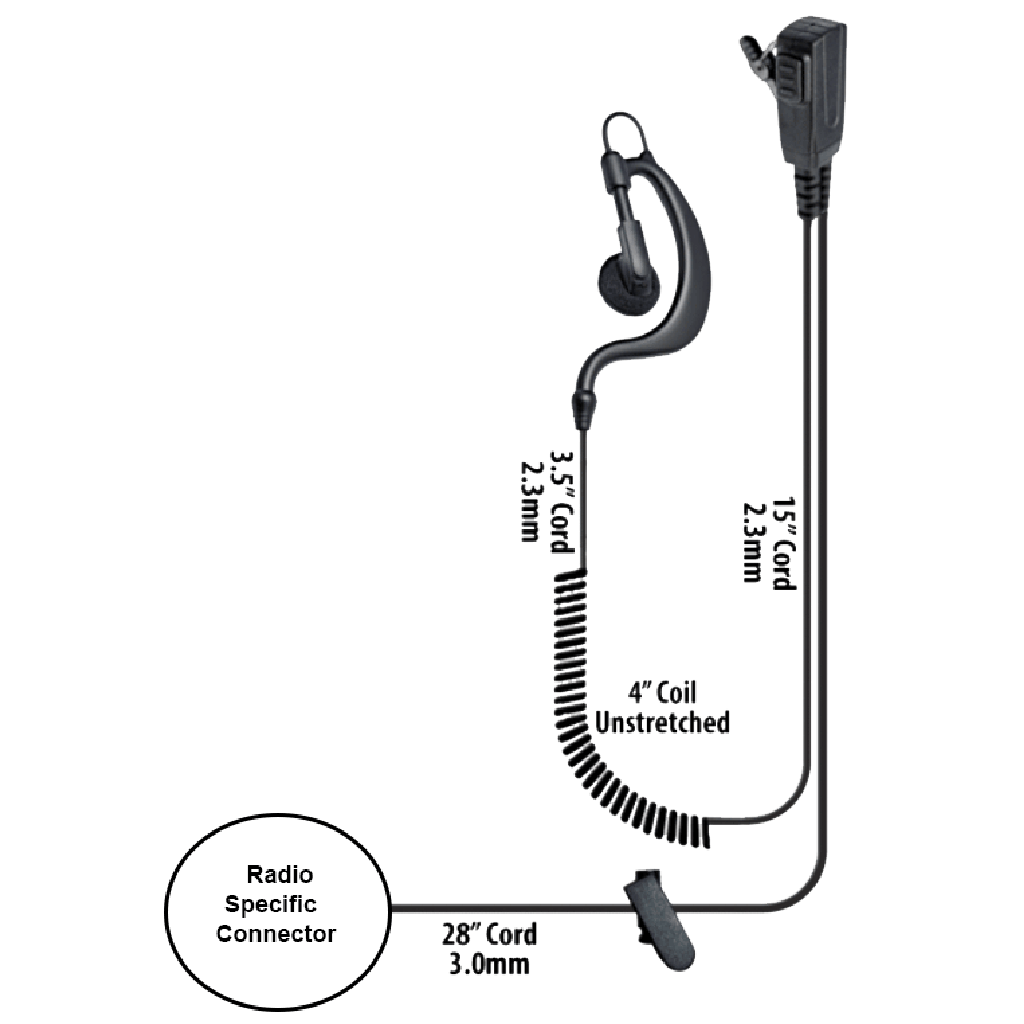 Klein BodyGuard Earpiece - Secure & Discreet Wireless Earpiece for Security Professionals, Law Enforcement & Private Investigators | Hands-Free Communication Device for Surveillance & Protection Work