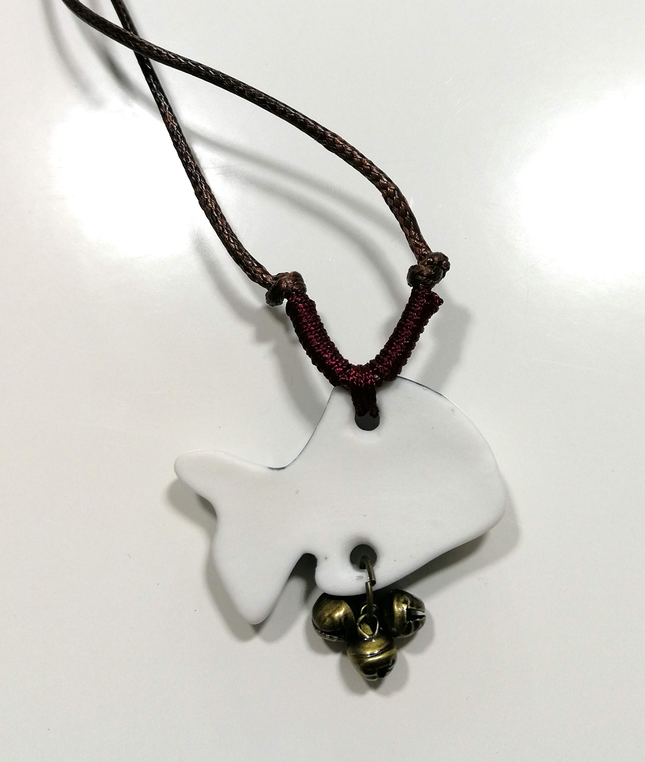 Adorable Animal Ceramic Pendants with Adjustable Cord - Perfect for DIY Jewelry Making, Gifts & Fashion Accessories