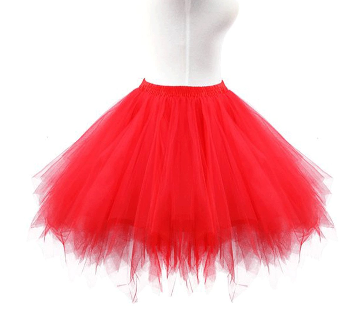 Vintage 1950s Short Tulle Petticoat Ballet Bubble Tutu Skirt for Women - Retro Swing Dance Costume, Photo Shoot & Cosplay Outfit