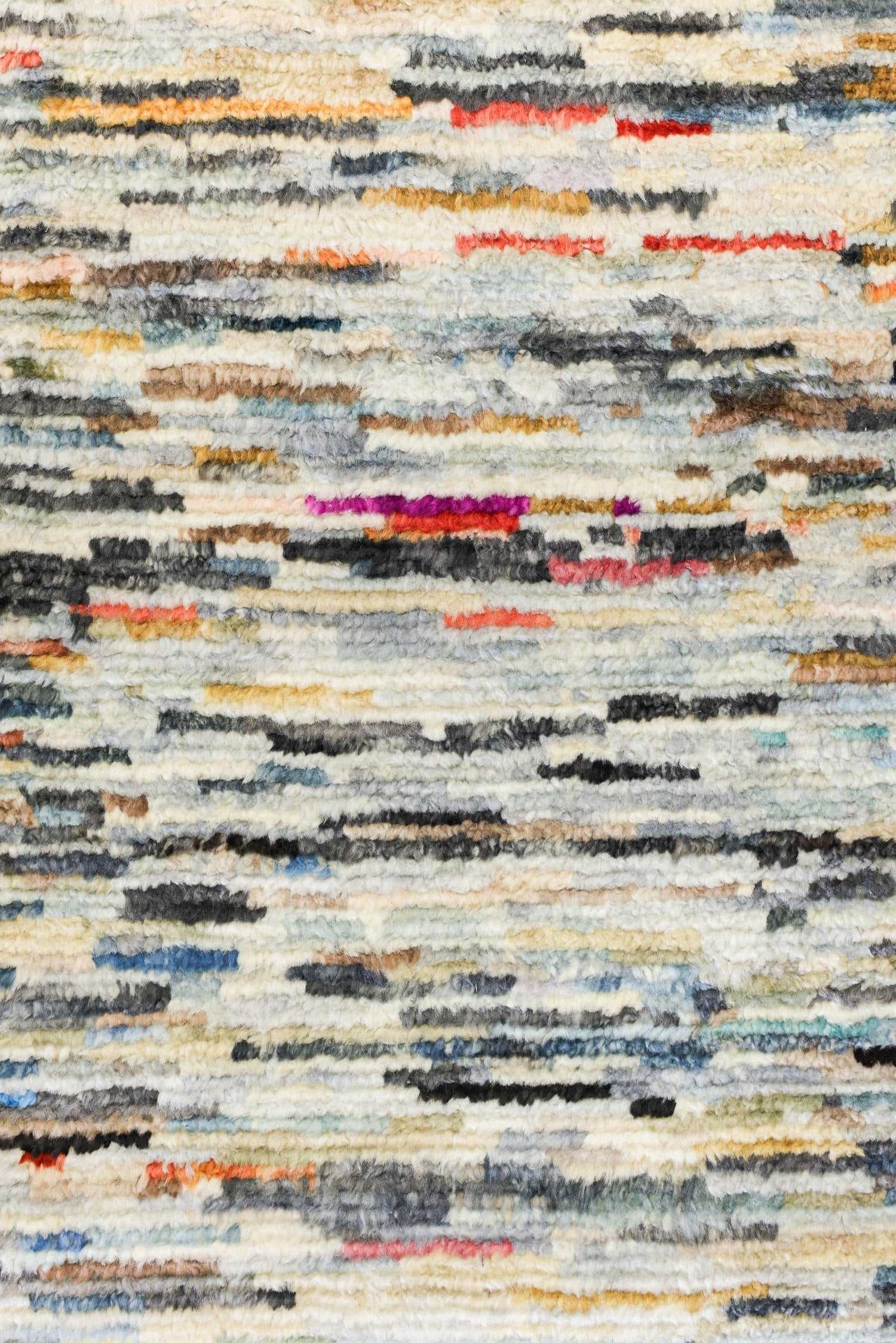 Handwoven Contemporary Abrash Rug J78855 - Stylish & Durable for Living Room, Bedroom, or Office Decor