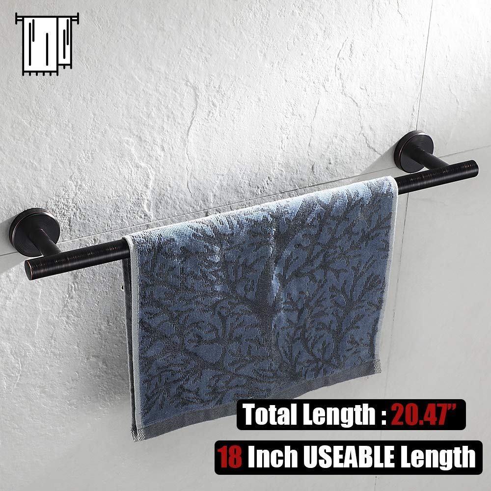 Oil Rubbed Bronze Towel Ring Holder - 7