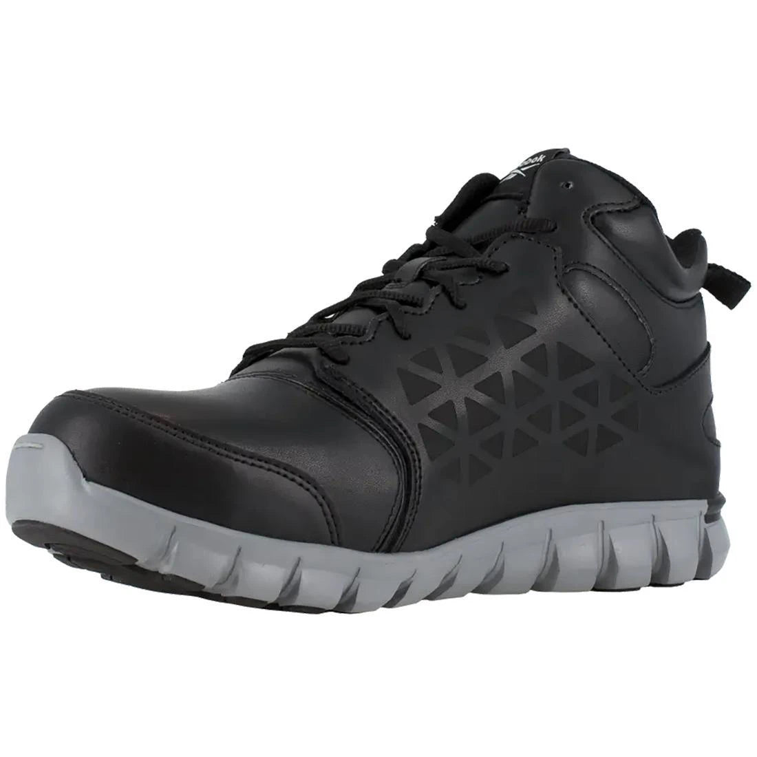 Sublite Cushion Alloy Toe Safety Work Shoes - Black Metguard Athletic Shoes for Men & Women | Comfortable Lightweight Work Boots for Construction, Warehouse & Outdoor Jobs