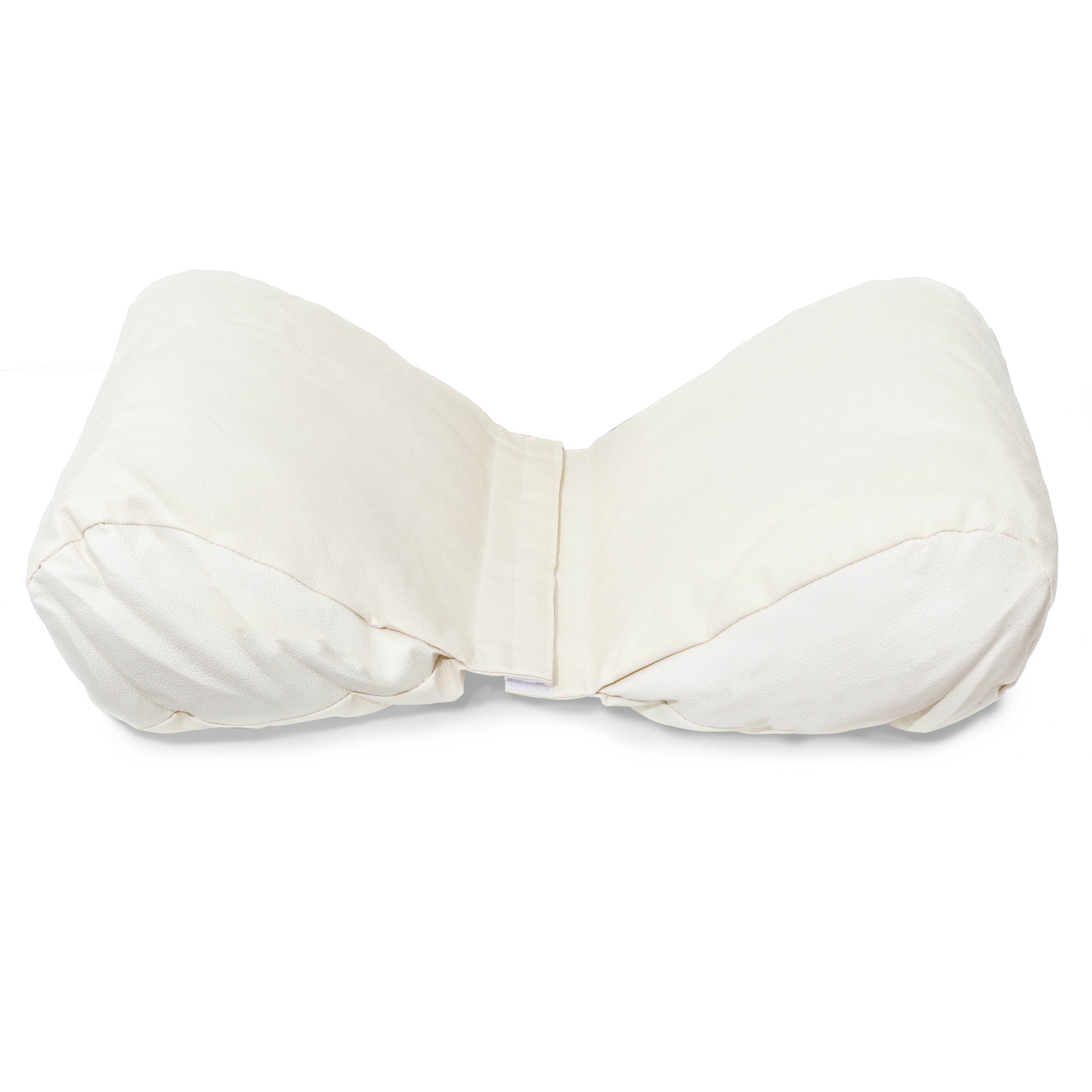 White Faux Leather Butterfly Baby Posing Pillow - Newborn Photography Prop, Infant Support Cushion for Photo Shoots, Nursery Decor & Gift Ideas