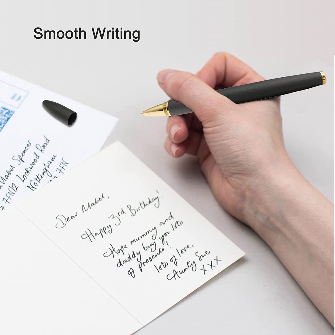 Magnetic Floating Pen - Levitating Pen with Magnetic Holder, Self-Standing Hover Pen, 360° Swing Fidget Toy for Office & Business | Luxury Gift for Professionals & Pen Enthusiasts | Perfect for Stress Relief, Desk Decor & Unique Gifting