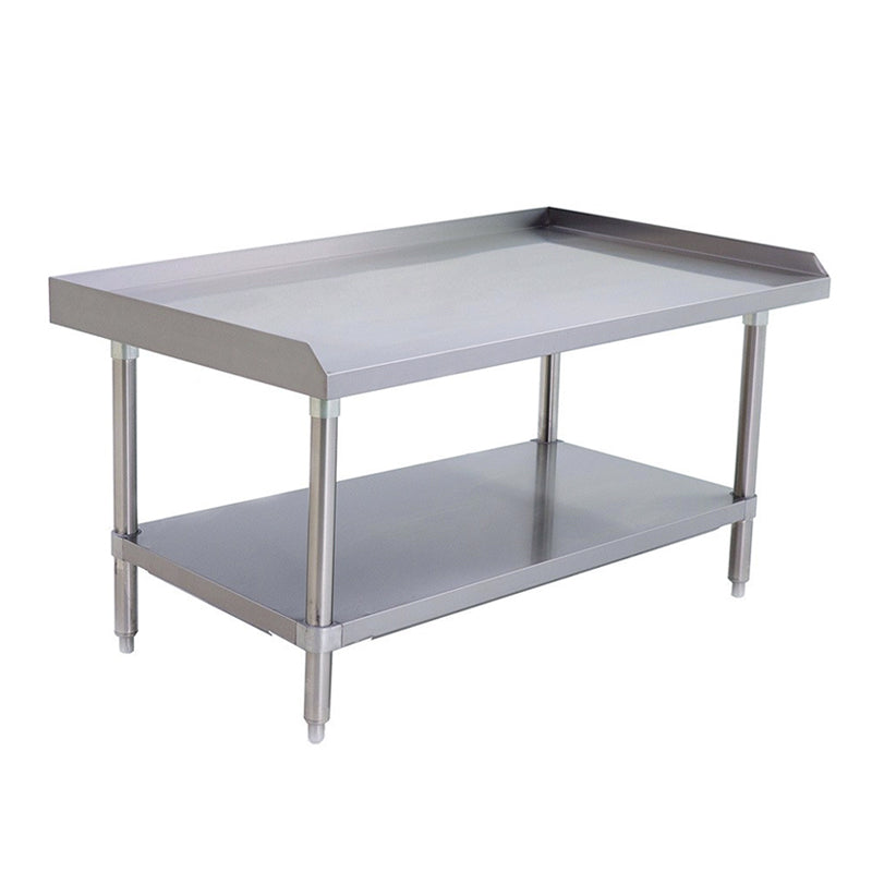 Chef AAA ATSE 2848 Commercial Stainless Steel Equipment Stand 48x28x24 NSF Certified - Perfect for Restaurant Kitchens & Food Service Areas