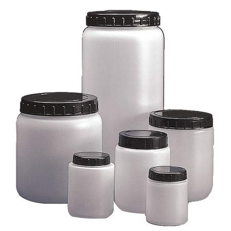125ml Plastic Wide Mouth Jars - Pack of 6 (10 Jars per Pack) - Ideal for DIY Crafts, Homemade Cosmetics & Small Batch Food Storage