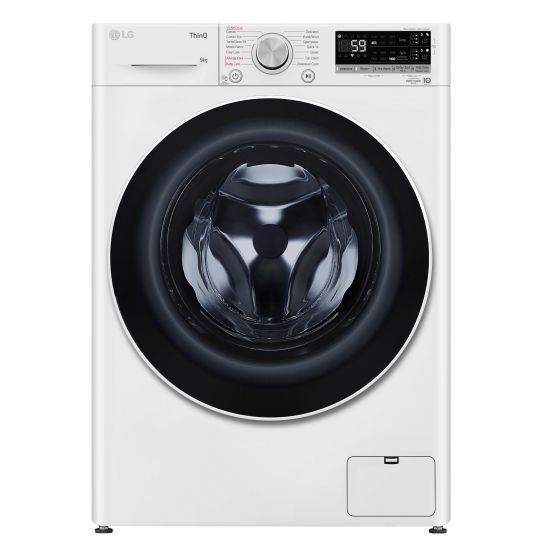 LG 9kg Front Load Washing Machine WV6 1409W - Energy Efficient, Quiet Operation for Apartments & Small Homes