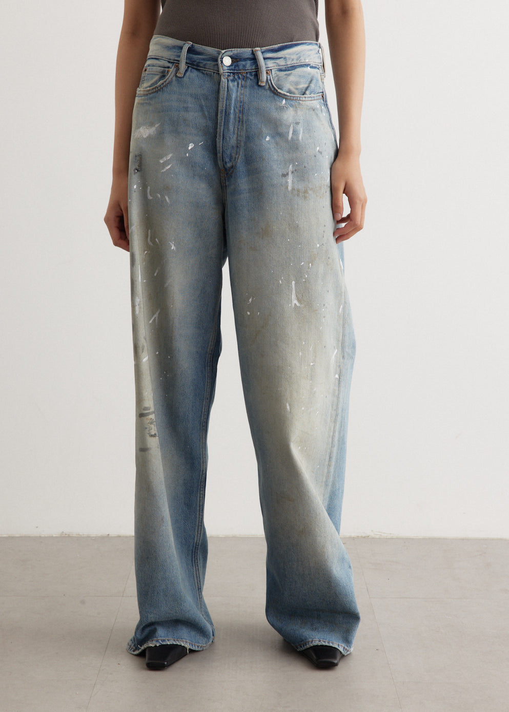 1981F Loose Fit Jeans for Women - High Waist Comfortable Stretch Denim Pants - Casual & Streetwear Style (Perfect for Everyday Wear, Work, and Weekend Outings)
