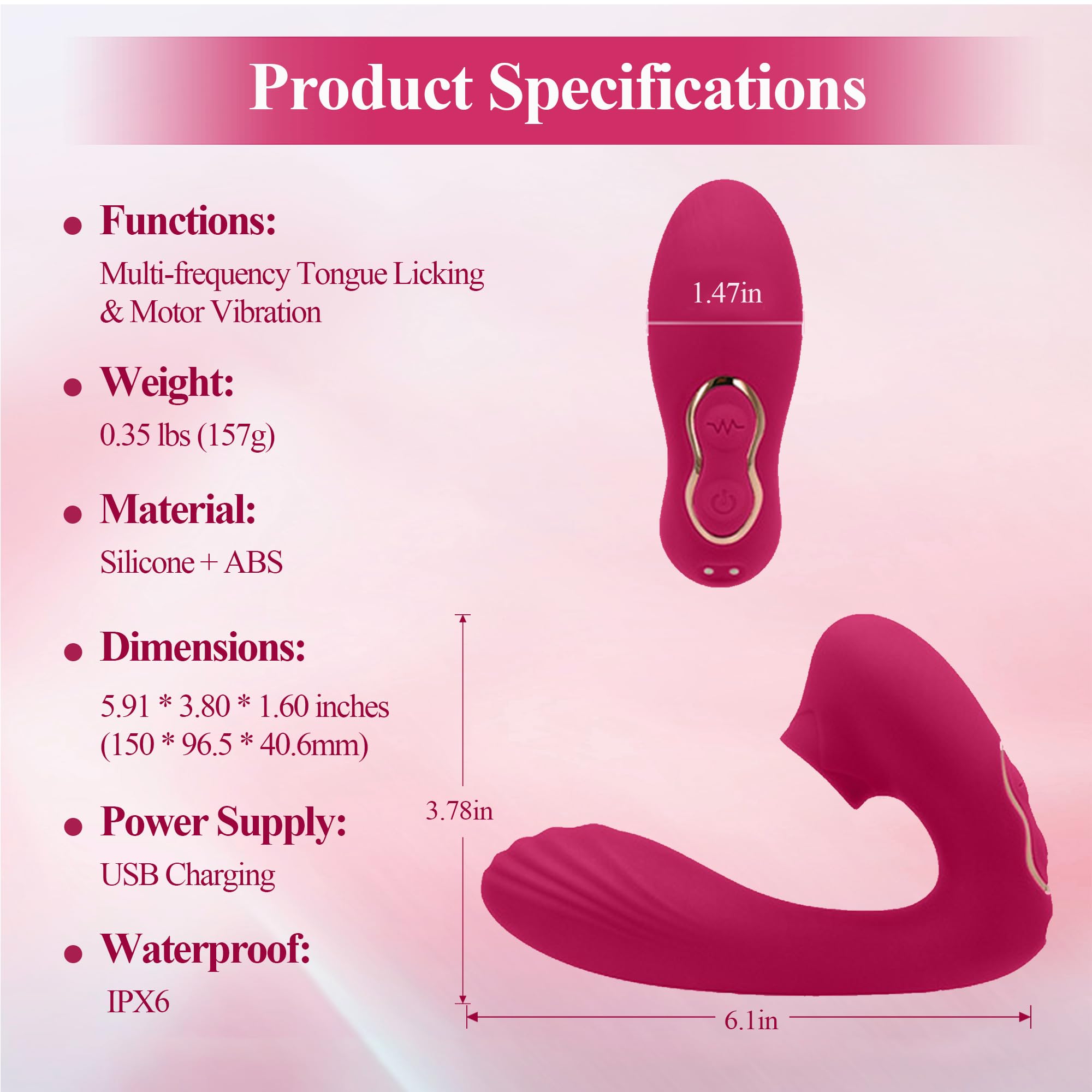 G Spot Vibrator for Women - Dual Stimulation Clitoral & G-Spot Vibrating Dildo | Adult Sex Toy for Solo Play & Couples | Perfect for Bedroom Fun & Sensual Massage