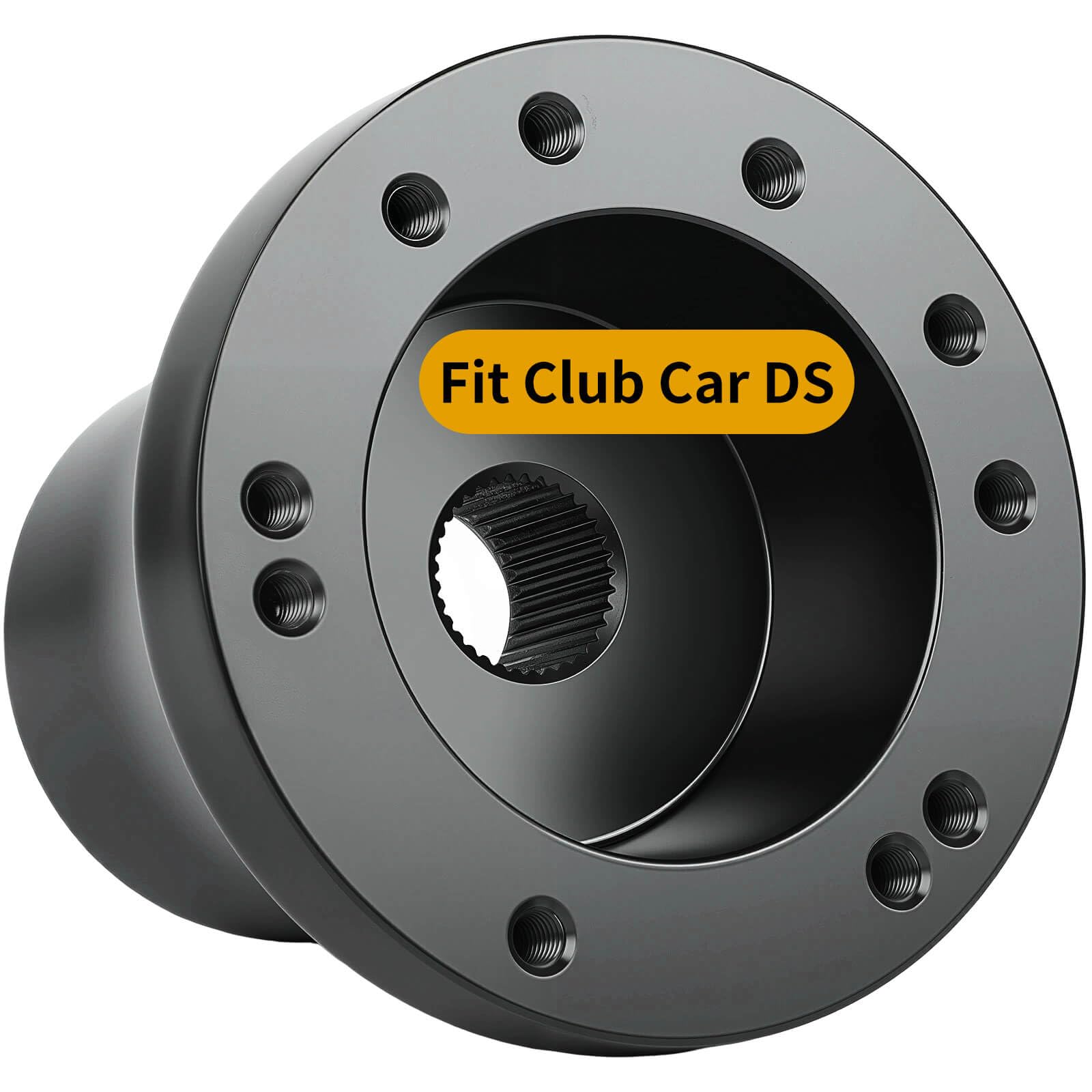 Club Car DS Steering Wheel Adapter Hub - Compatible with Club Car DS Golf Carts 1984+ Models (5-6 Hole Pattern) - Perfect for Golf Cart Steering Wheel Upgrades & Customization
