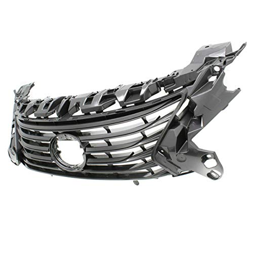 Compatible with 2016-2018 Lexus ES300h & ES350 Front Bumper Grille Assembly - Painted Dark Gray | Replacement Part for Car Repair & Customization