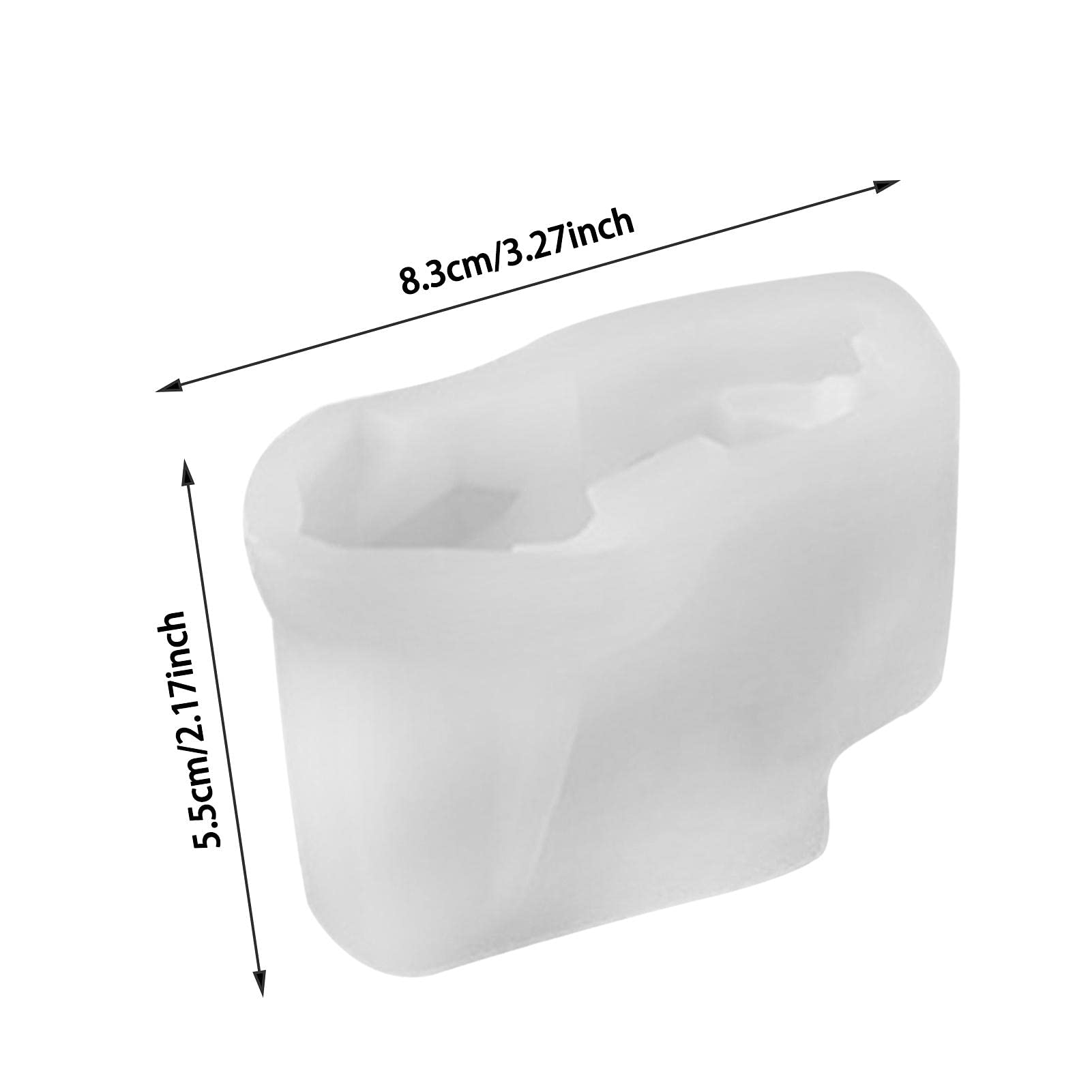 Naysku Geometric Lion Silicone Candle Mold for DIY Aromatherapy Candles, Handmade Soap, Plaster & Resin Crafts - 3.27x2.17 Inches - Perfect for Home Decor, Gifts & Relaxation Therapy