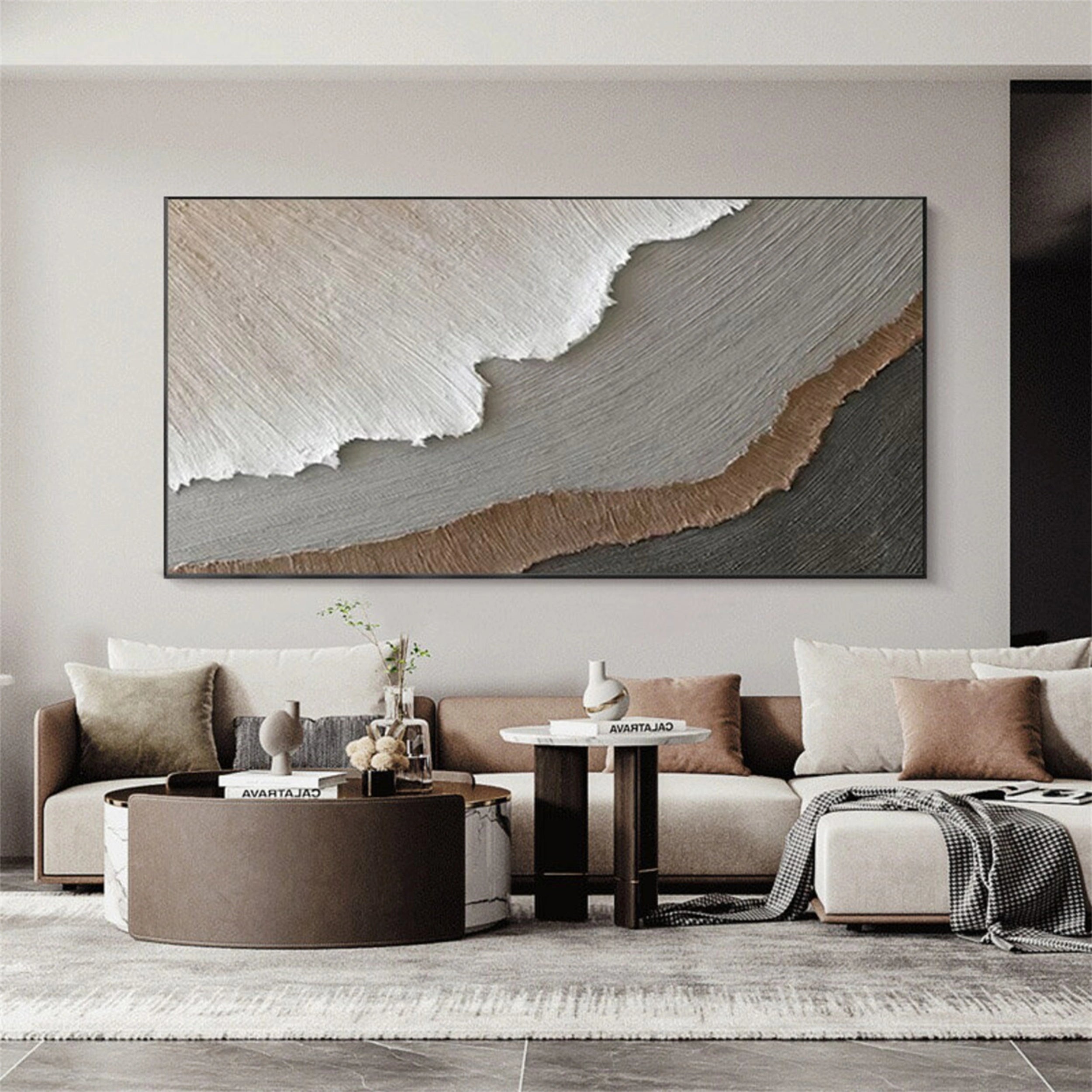 Ocean and Sky Painting #OS099 - Stunning Coastal Wall Art for Living Room, Bedroom & Office Decor