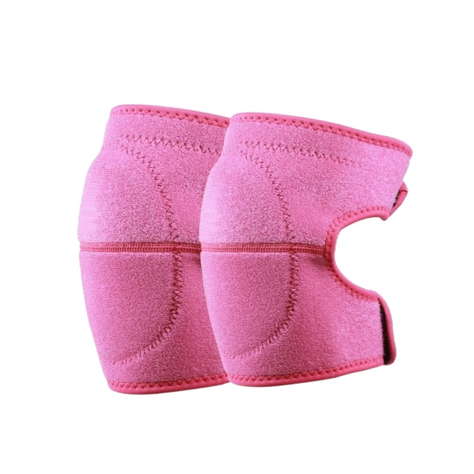 NFEGSIYA Thickened Sponge Knee Pads (2-Pack) - Comfortable Protective Gear for Basketball, Yoga, Dance & Sports - Size M, Color MR - Perfect for Workouts, Gardening & Construction
