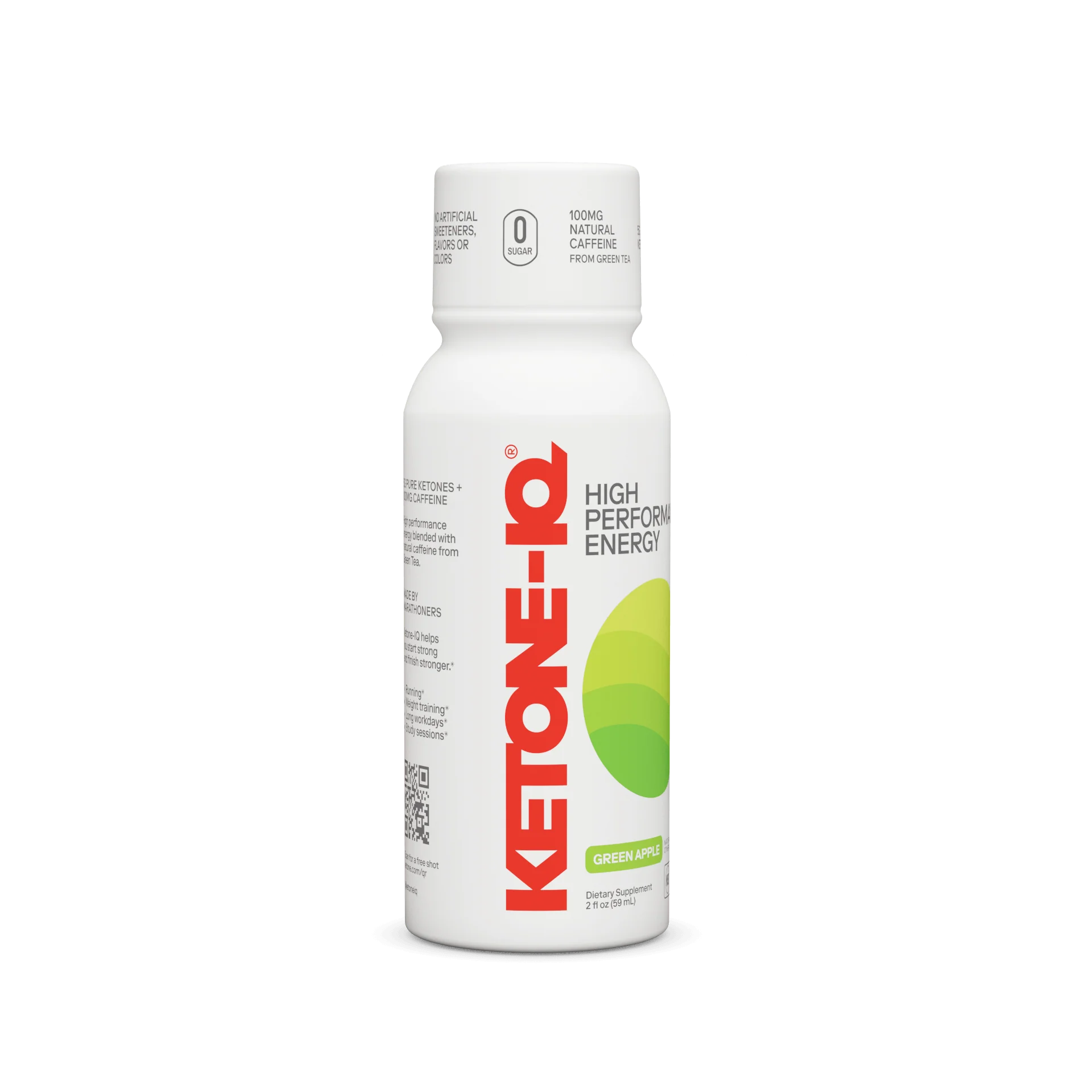 Ketone IQ® + Caffeine Energy Shots (2 oz Single Serve) - Boost Mental Focus & Physical Performance for Workouts, Studying & Long Workdays