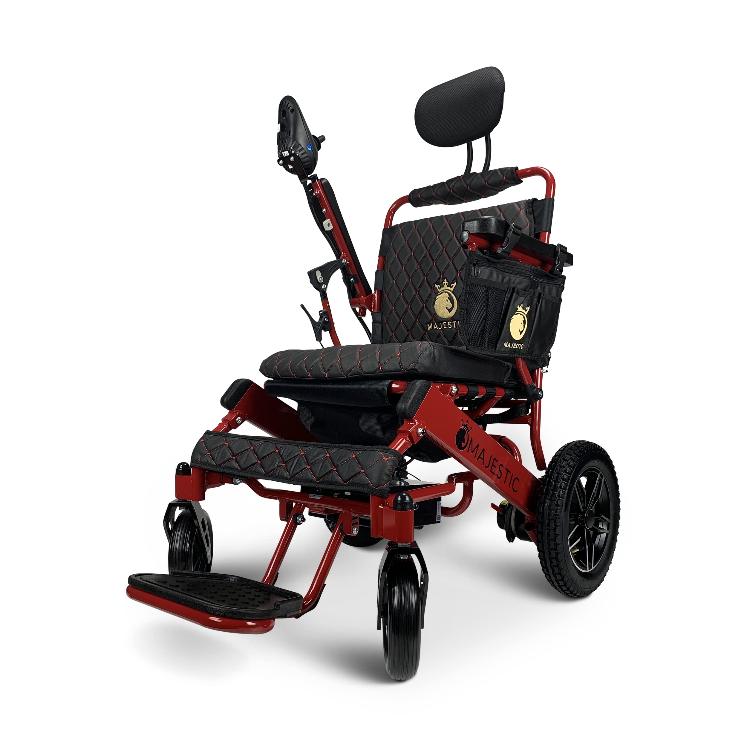 Foldable Lightweight Electric Wheelchair for Adults & Seniors - Portable Motorized Power Chair with Durable Ultra-Light Frame | Indoor & Outdoor Mobility Solution for Home, Travel & Shopping