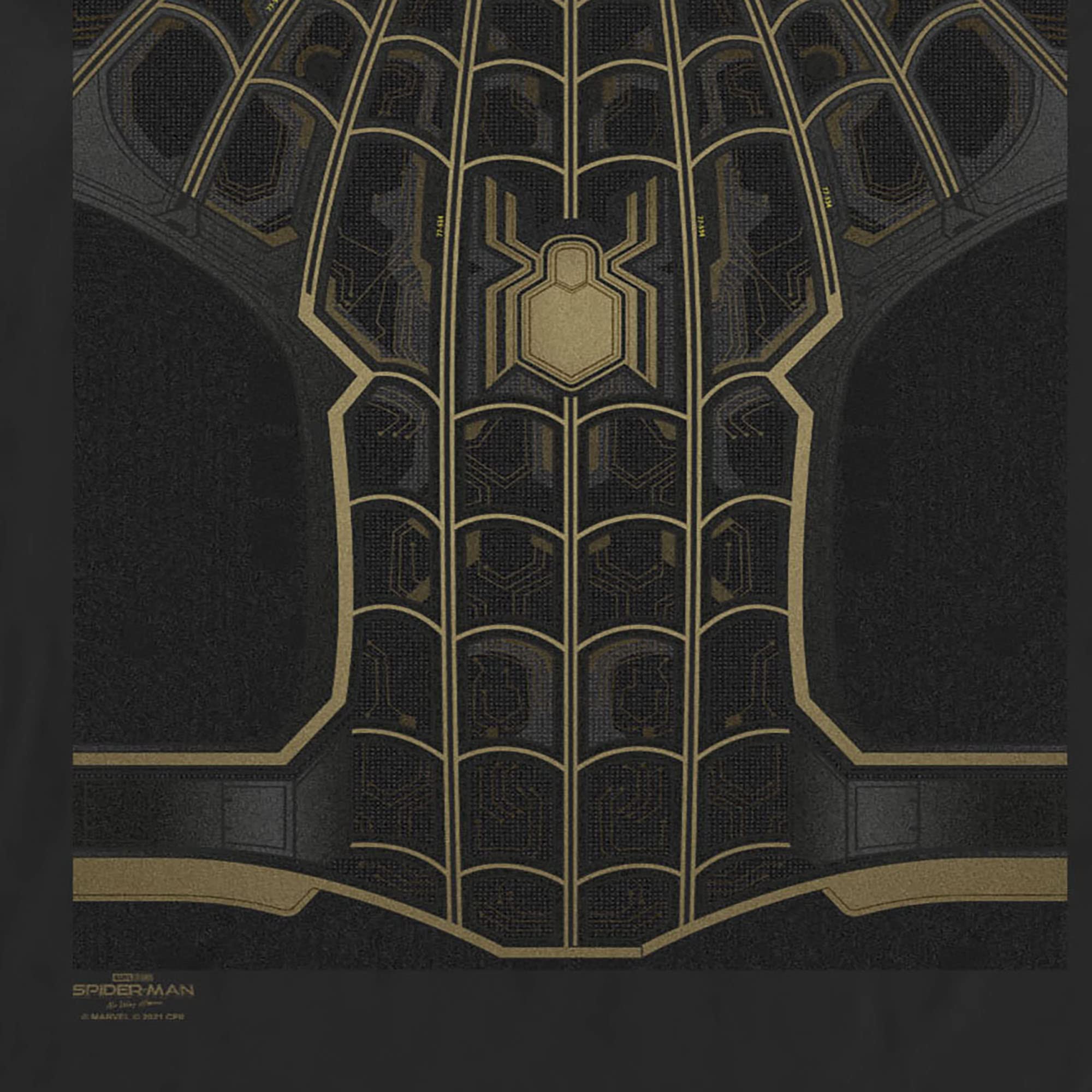 Men's Marvel Spider-Man: No Way Home Black Suit Long Sleeve T-Shirt | Official Licensed Superhero Graphic Tee for Cosplay & Casual Wear