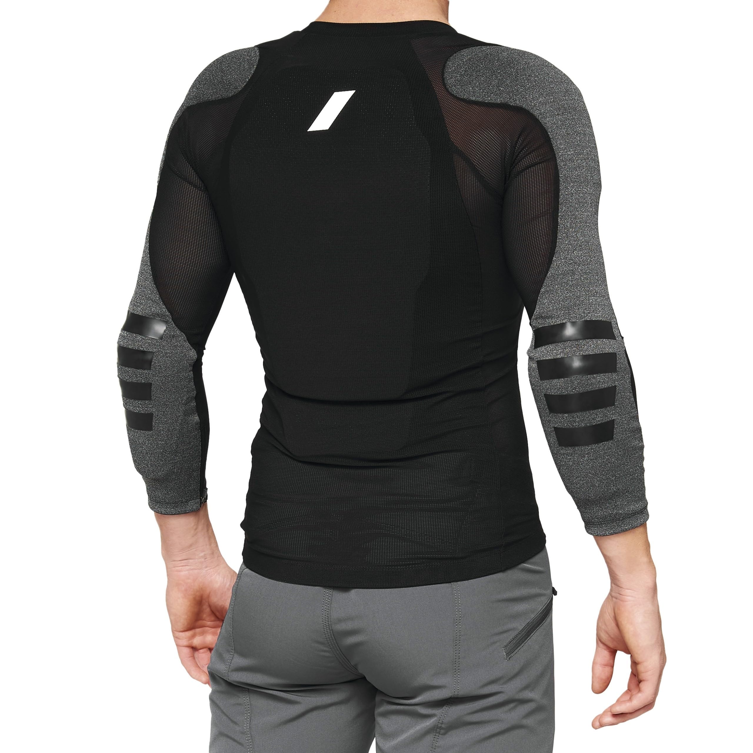 TARKA 100% Breathable Long Sleeve Motorcycle Base Layer - Smartshock Technology Bike Undershirt for Men - Protective Armor Shirt for Dirt Bike, Mountain Biking & Motocross (Black, XX-Large) - Ideal for Off-Road Adventures & Extreme Sports