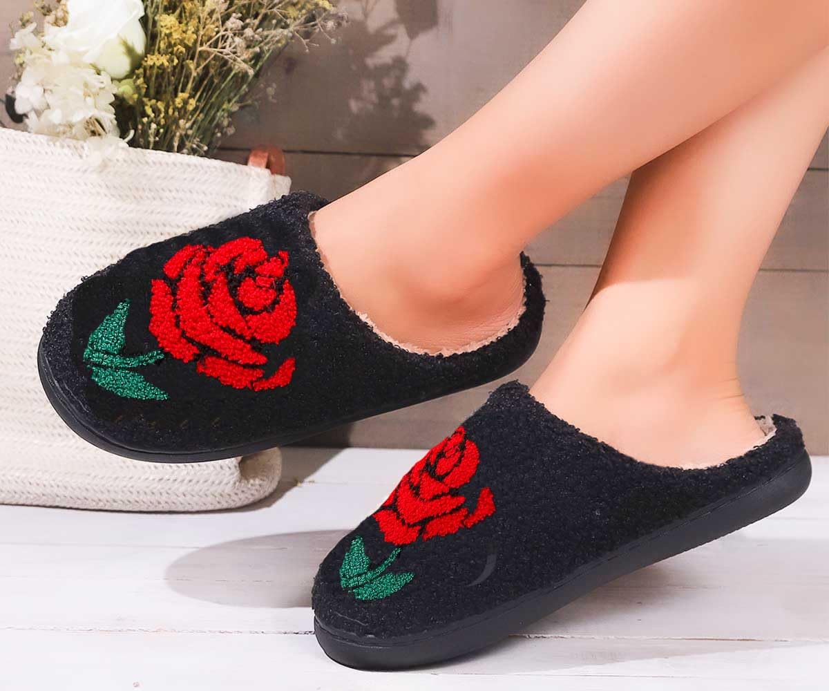 **Cozy Memory Foam Slippers for Women & Men - Indoor/Outdoor Fuzzy House Slippers, Soft Bedroom Slippers for Home Comfort - Perfect for Relaxing, Lounging & Cold Weather**