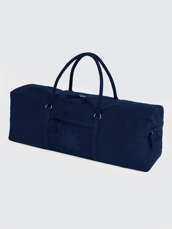 GOTS Certified Organic Cotton Yoga Bag - Eco-Friendly Yoga Equipment Storage for Studio & Travel - Perfect for Yoga Mats, Blocks, and Accessories