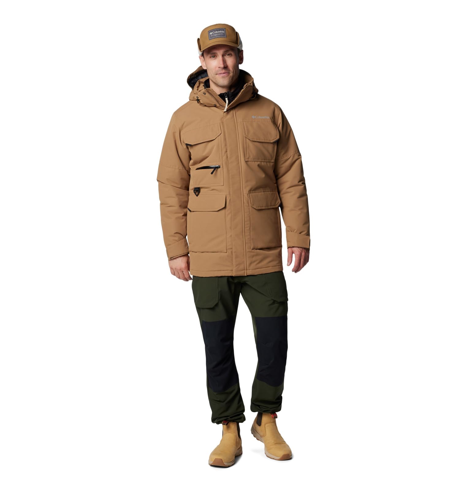Columbia Men's Landroamer II Parka - Waterproof Winter Jacket for Hiking & Outdoor Adventures | Cold Weather Coat with Hood & Insulation