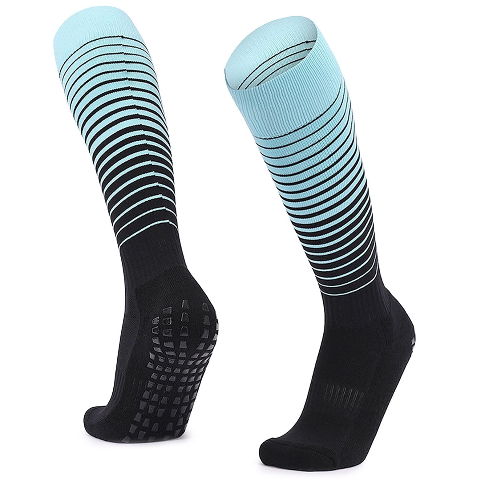 Non-Slip Football Socks for Men & Women - Breathable Cushioned Soccer Socks with Arch Support - Perfect for Soccer, Rugby & Athletic Training