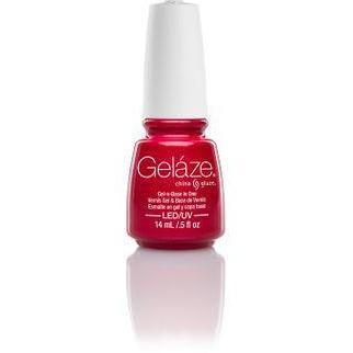 China Glaze Gelaze Nail Polish - Strawberry Fields (0.5 oz) #81810 - Long-Lasting Gel Nail Polish for Manicures & Pedicures