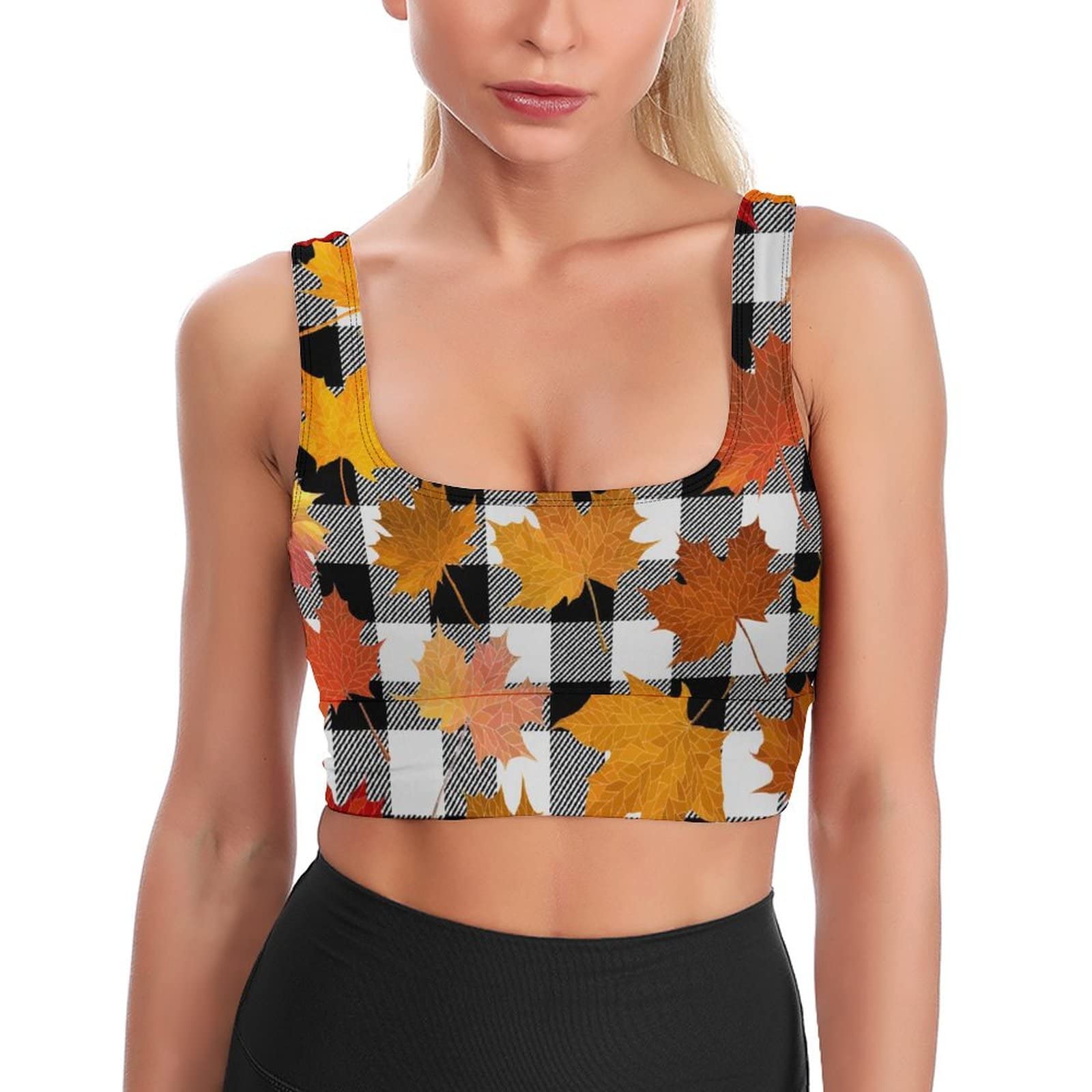 High Support Women's Sports Bra with Removable Padded Cups - Comfortable Yoga & Workout Bra for Running, Gym & Active Lifestyle