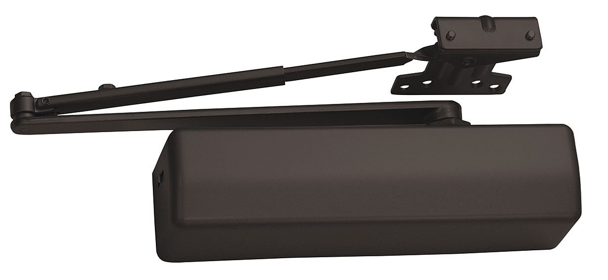 Heavy Duty Cast Iron Door Closer - 11-5/8 Inch Commercial Grade Door Closer for Home, Office & Warehouse Security