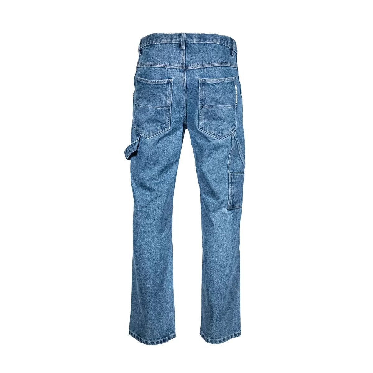 FIVE ROCK® Men's Carpenter Work Jeans - Durable Denim Pants for Construction, Woodworking & Outdoor Workwear