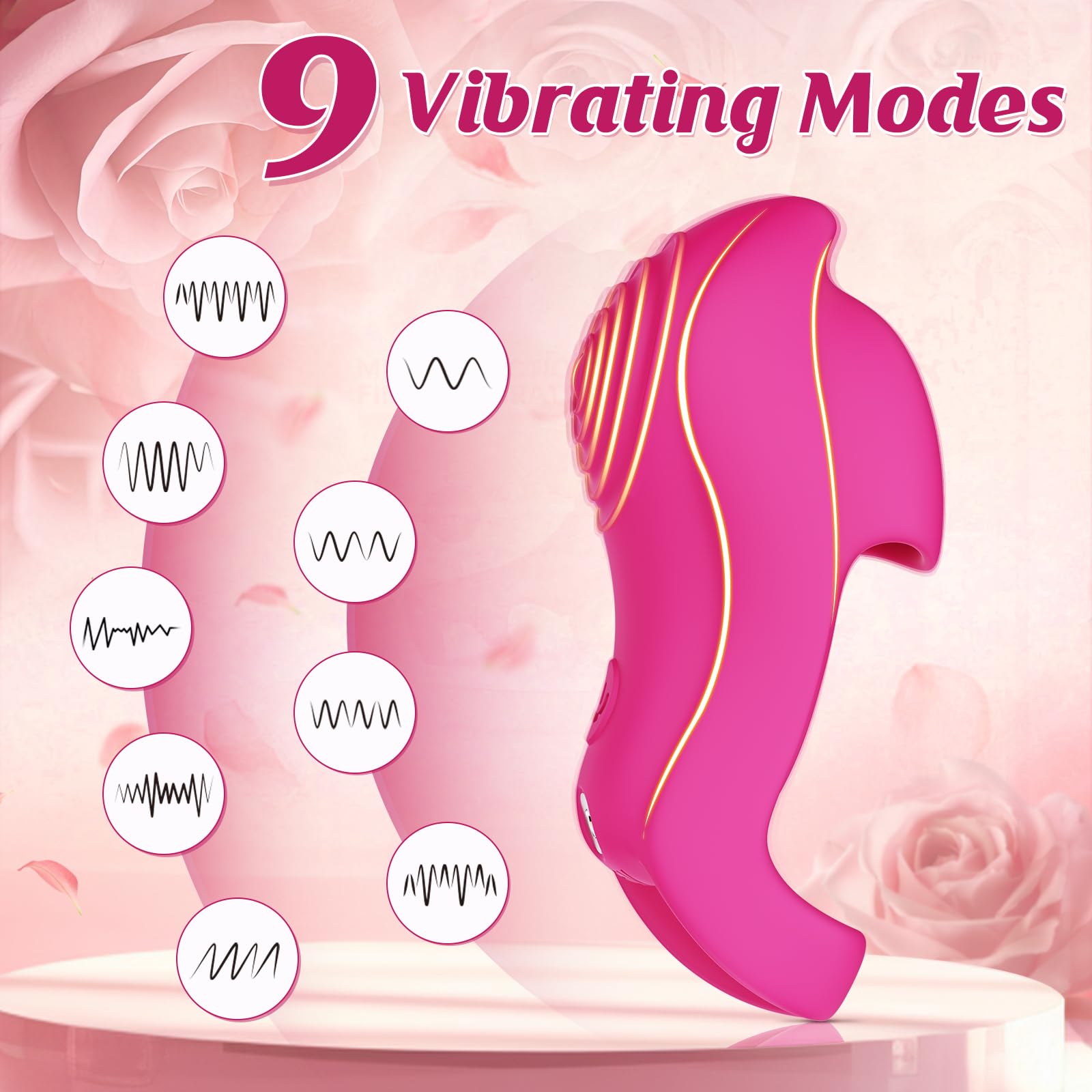 9-Speed Finger Vibrator for Women - Mini G-Spot & Clitoral Stimulator with 5 APP Control Modes, Waterproof & Quiet Adult Sex Toy for Couples - Perfect for Solo Play, Foreplay & Intimate Moments