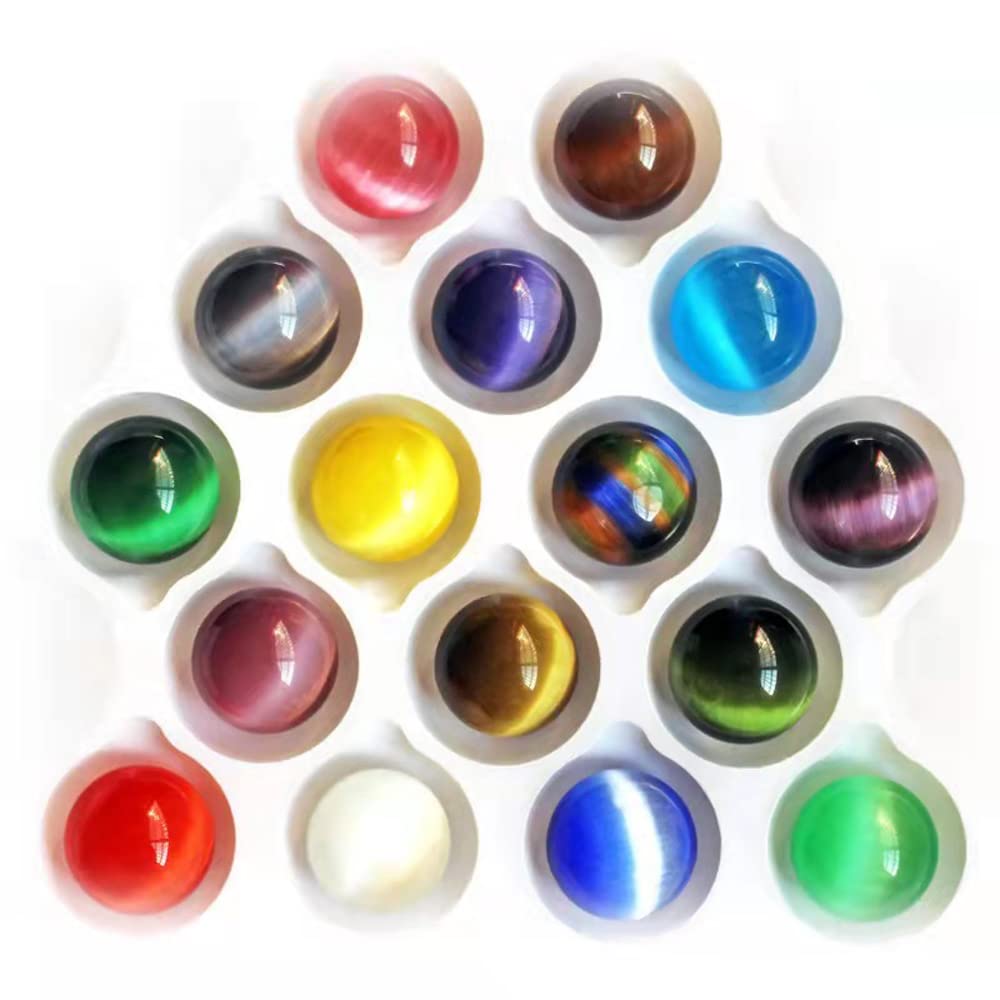 2 Inch Red Artificial Tiger Eye Crystal Baoding Balls - Stress Relief Hand Therapy Balls for Anxiety, Finger & Wrist Strengthening - Includes Carry Pouch & Gift Box - Perfect for Meditation, Office Stress Relief & Physical Therapy