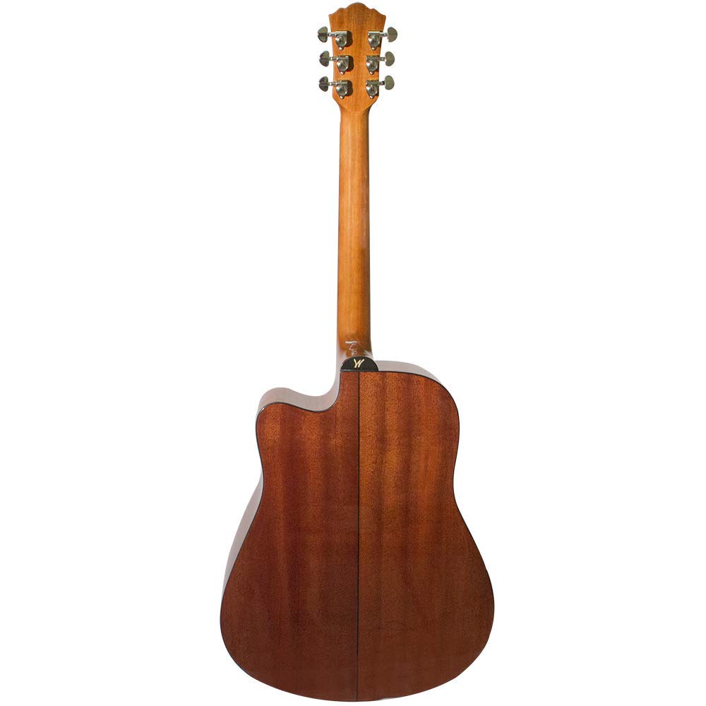 Washburn D5CE Folk Apprentice Acoustic Guitar - Natural Finish | Perfect for Beginners, Campfires & Live Performances