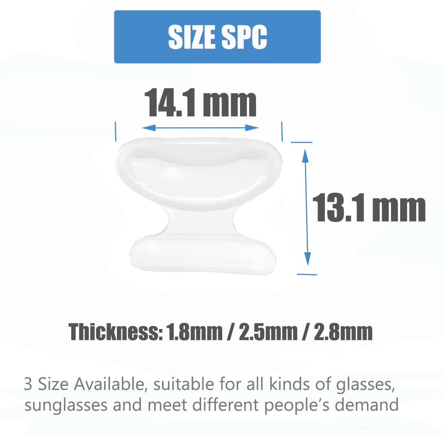 Butterfly Shape Air Bag Nosepads - Anti-Slip Adhesive Eyeglass Nose Pads with Comfortable Air Chamber for Glasses & Sunglasses - Perfect for Reading, Driving, and Outdoor Activities