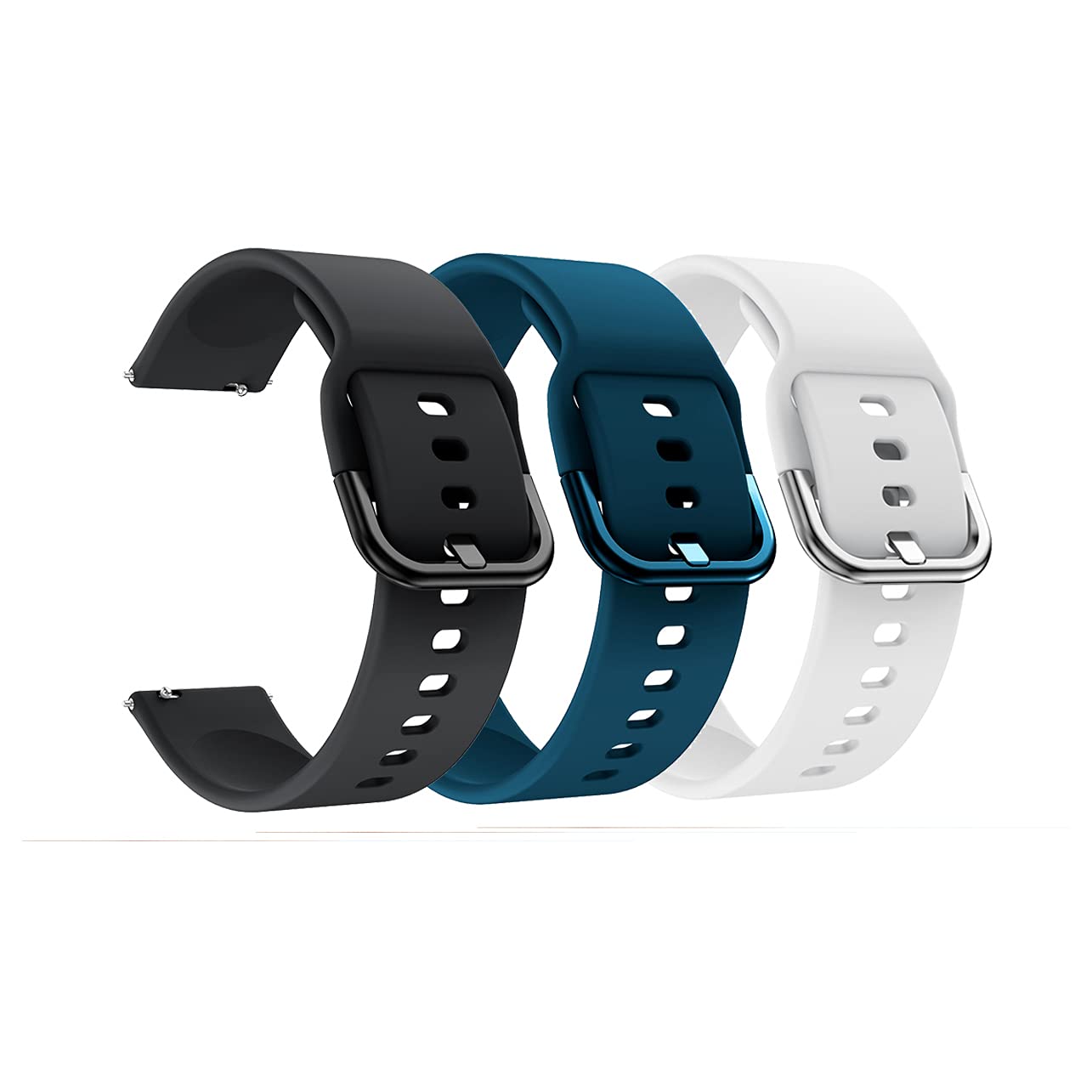 22mm Soft Silicone Replacement Strap for Xiaomi Haylou Solar LS05 Smart Watch - Sport Wristband for Running, Swimming & Fitness Activities