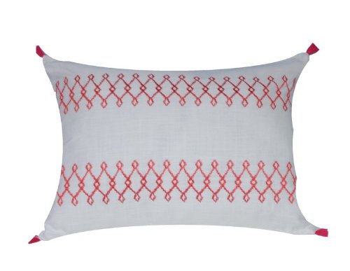 Tommy Hilfiger Preppy Ikat Breakfast Throw Pillow Cover - Stylish Home Decor for Living Room, Bedroom & Dorm - Soft & Comfortable Cushion Cover for Sofa, Chair & Bed