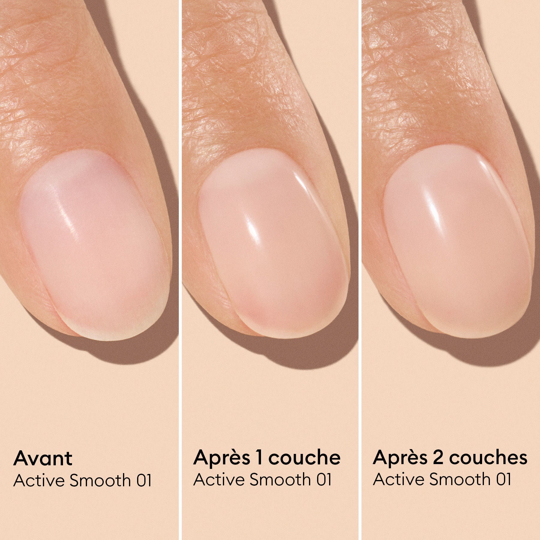Manucurist Active Smooth 1 - Vegan Nail Polish for Strong & Healthy Nails | At-Home Manicure & Professional Salon Use