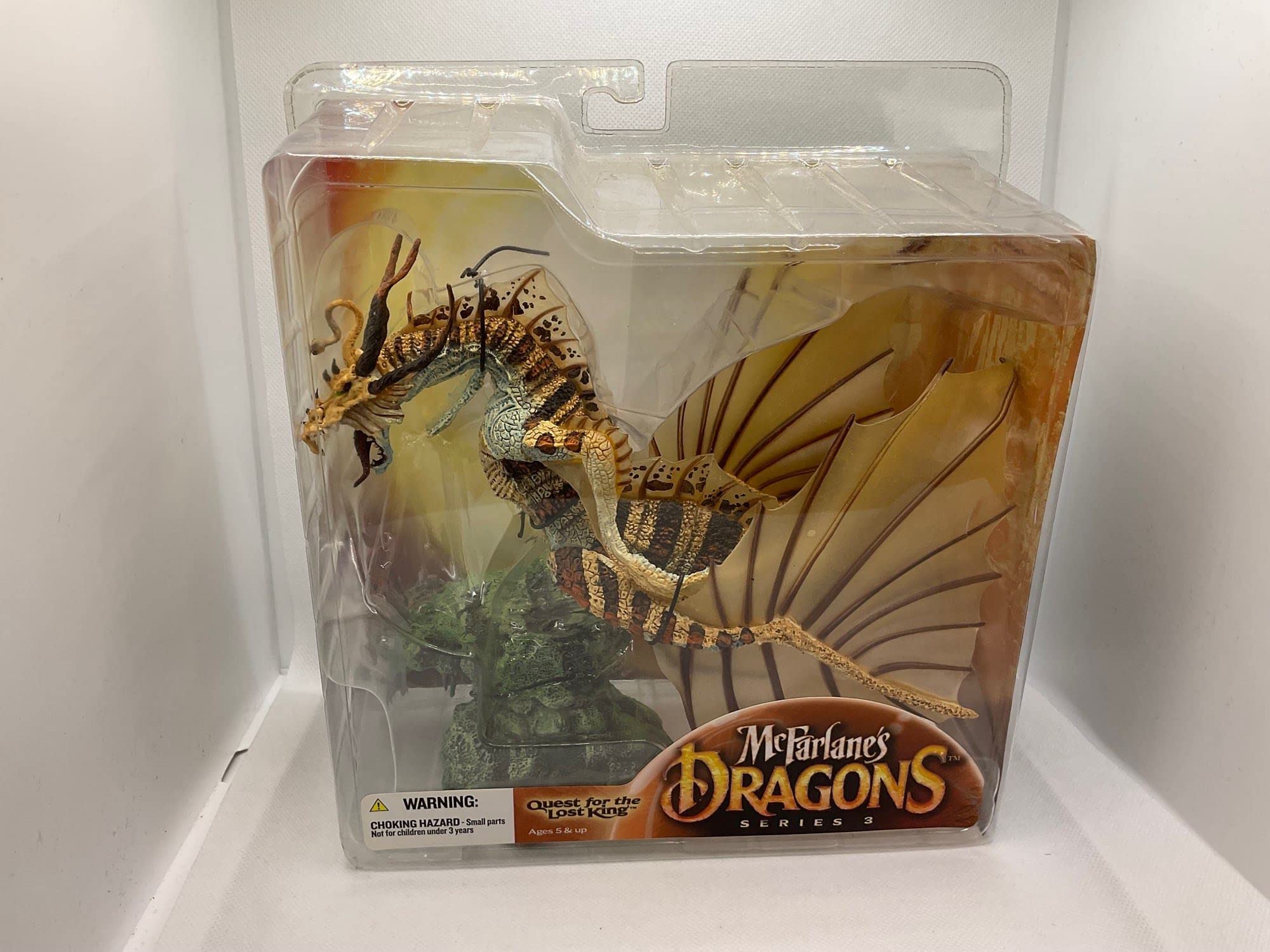 McFarlane Toys 6-Inch Dragons Series 3 Water Clan Action Figure - Collectible Dragon Toy for Display & Play | Perfect for Fantasy Lovers & Collectors