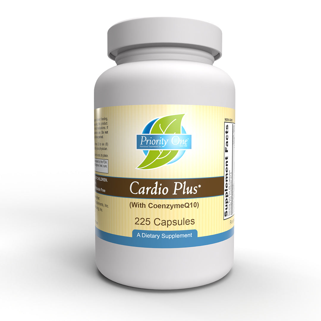 Cardio Plus with CoQ10 - Heart Health Supplement for Cardiovascular Support & Energy Boost - Promotes Healthy Circulation & Vitality - Ideal for Active Lifestyles & Wellness Routines
