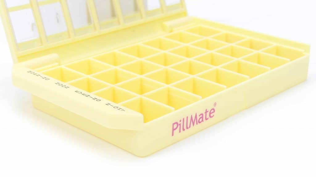 Alvita 7-Day Large Capacity Weekly Pill Organizer with Removable Tray - Perfect for Vitamins, Medications & Daily Supplements (Morning & Evening Doses) - Ideal for Travel, Home & Office Use