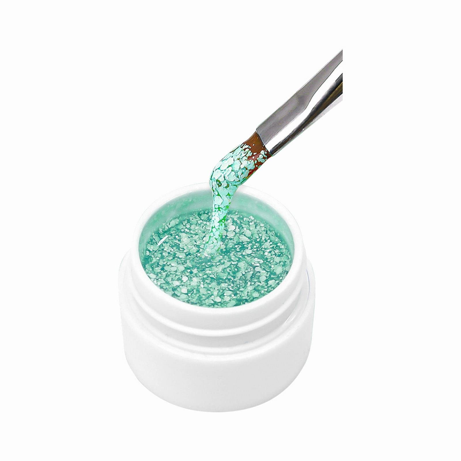 **SINGOVE Snowflake Nail Polish Set – 5ml Multicolor Glitter Nail Glue, Super Shiny & Long-Lasting for Girls & Women | Perfect for Winter Holidays, Parties & Nail Art DIY**