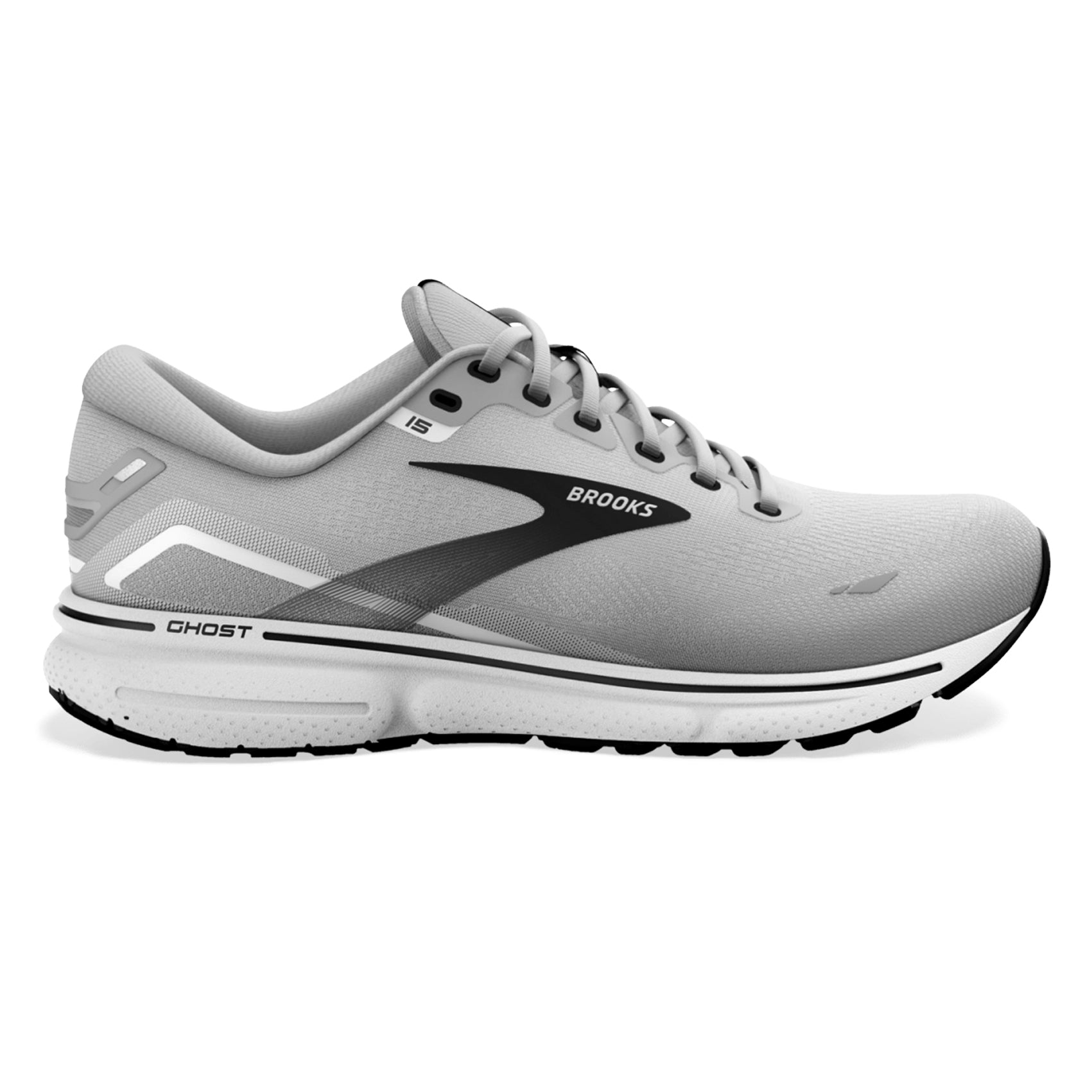 Men's Brooks Ghost 15 Running Shoes - Lightweight Cushioned Road Running Sneakers for Men | Perfect for Marathon Training, Jogging & Daily Workouts