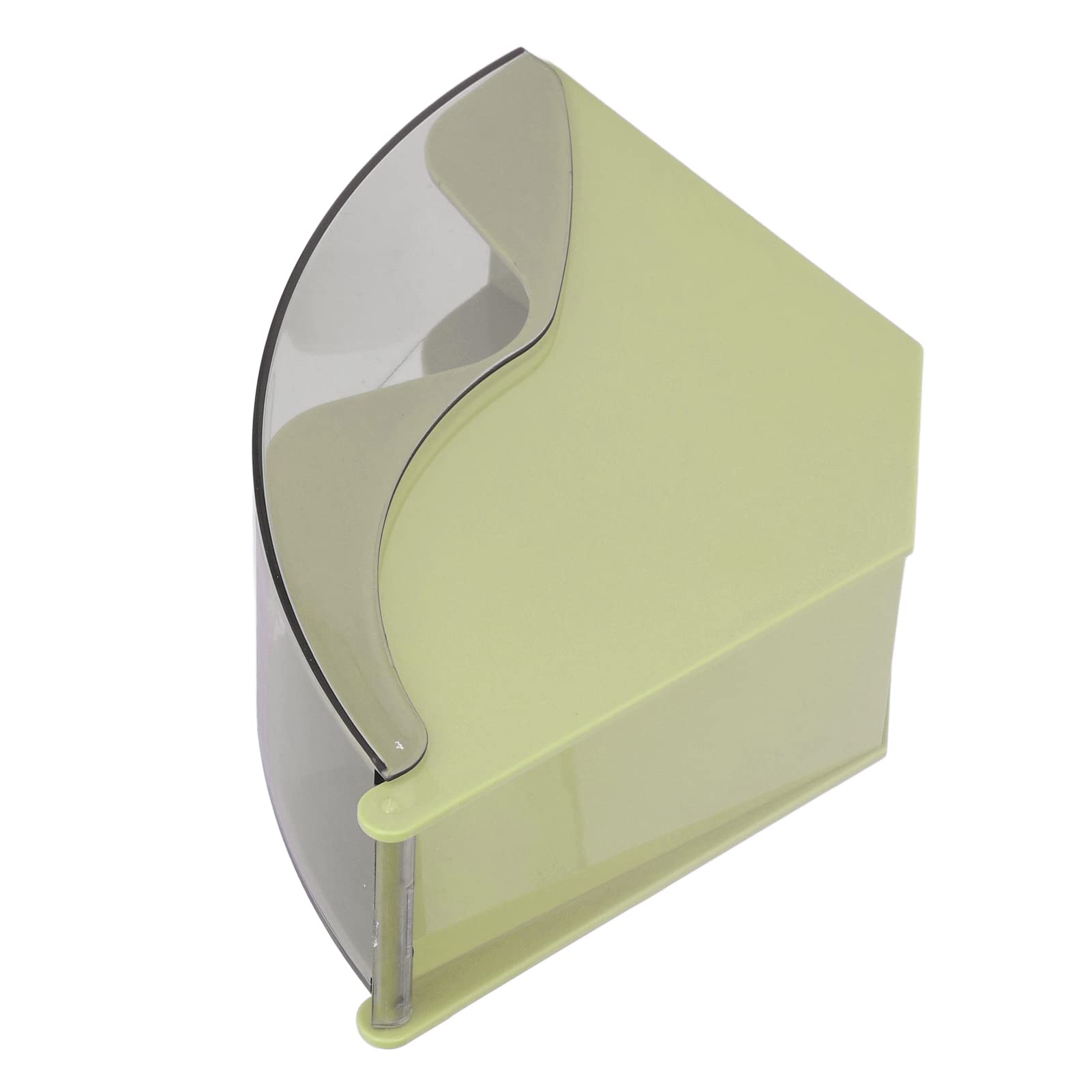 Premium Acrylic Coffee Filter Holder - Lightweight Rotating Stand with Fine Workmanship for Home & Cafe Use | Plastic Dust Filter Paper Storage Box (Green) | Perfect for Espresso Machines, Pour Over & Drip Coffee Brewing