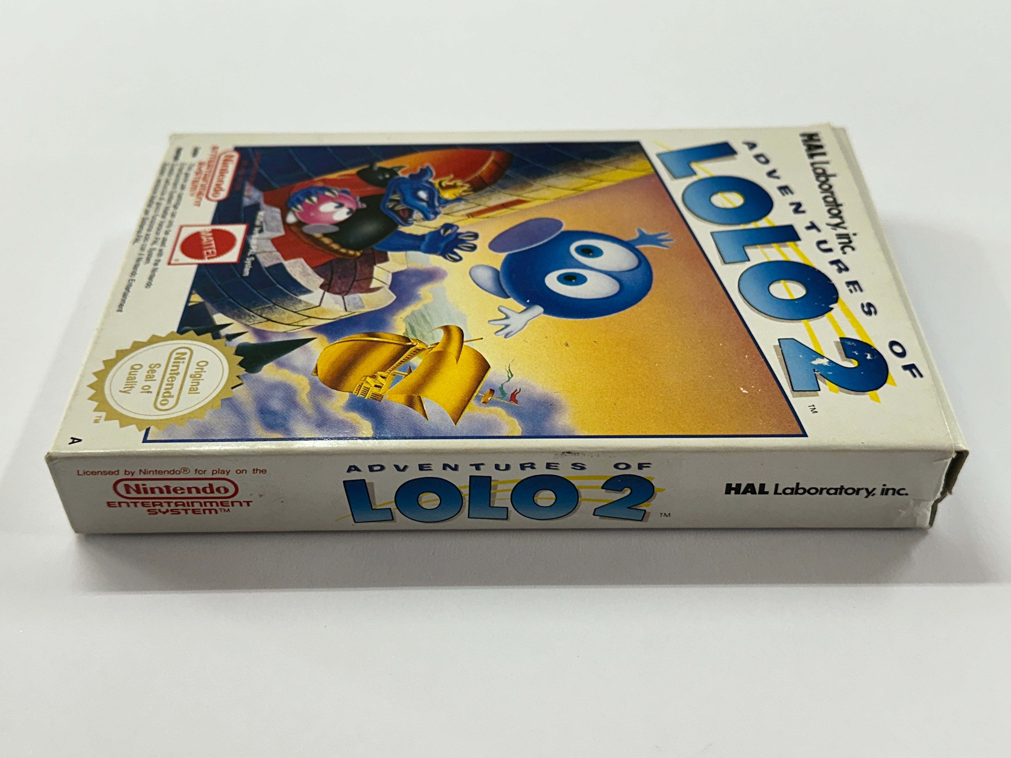 Adventures of Lolo 2 Complete in Box - Classic NES Game for Retro Gaming Enthusiasts | Perfect for Collectors and Nostalgic Game Nights
