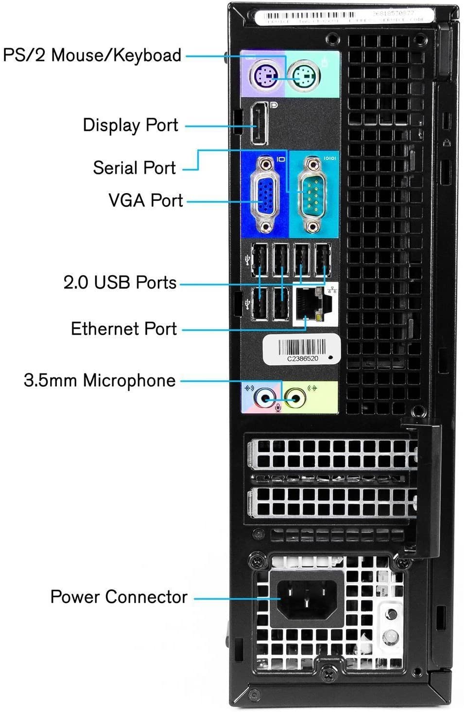Refurbished Dell Optiplex 790 Desktop Computer - Intel Quad Core i5 2400 (3.40GHz), Windows 10 Pro, DVD RW, WiFi, Bluetooth - Perfect for Home Office, Business & Gaming Use