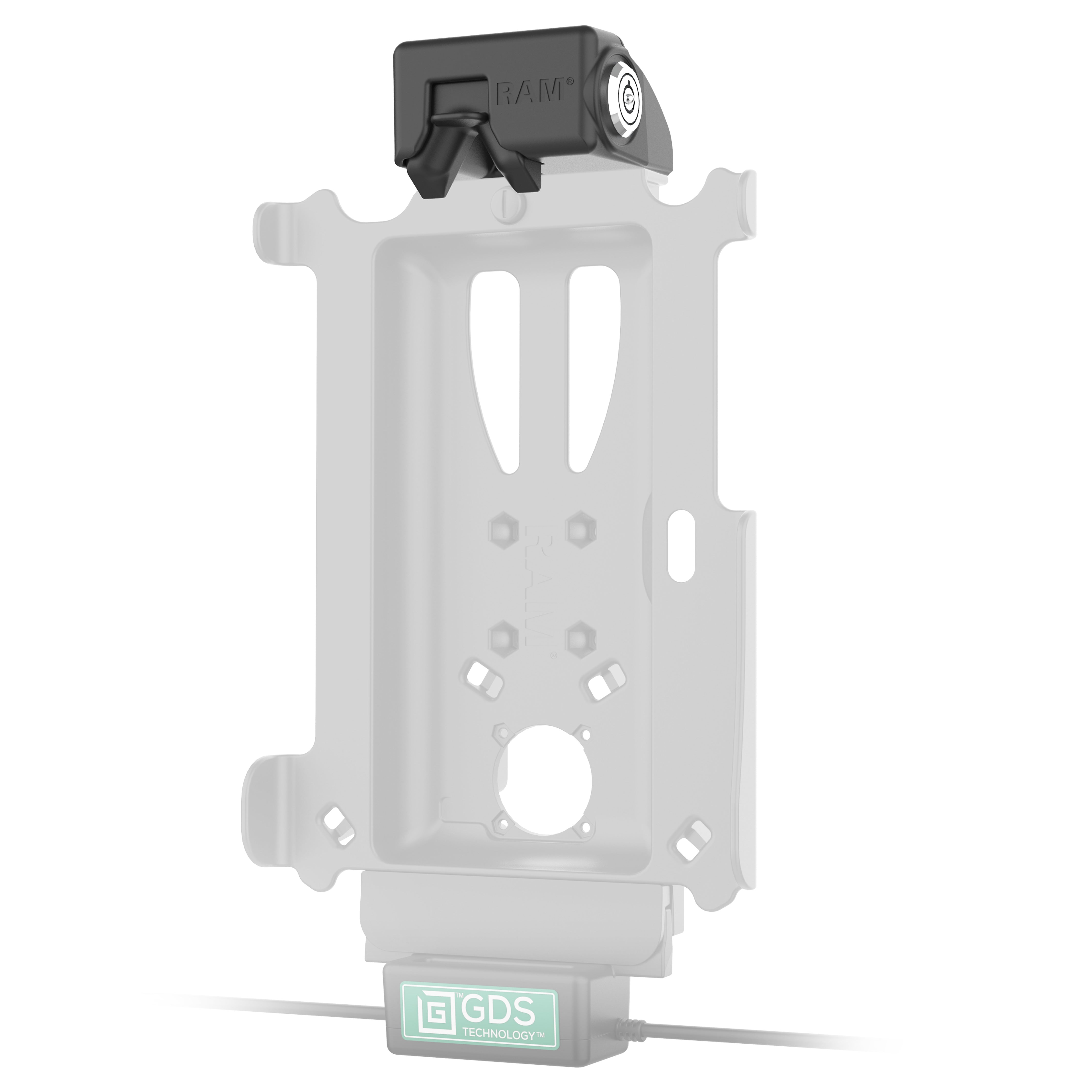 GDS® Tough Dock™ & Cool Dock™ Locking Top Latch for RAM Mounts (Model GDS DOCKLH2U) - Secure Your Devices in Vehicles, Boats & Outdoor Adventures