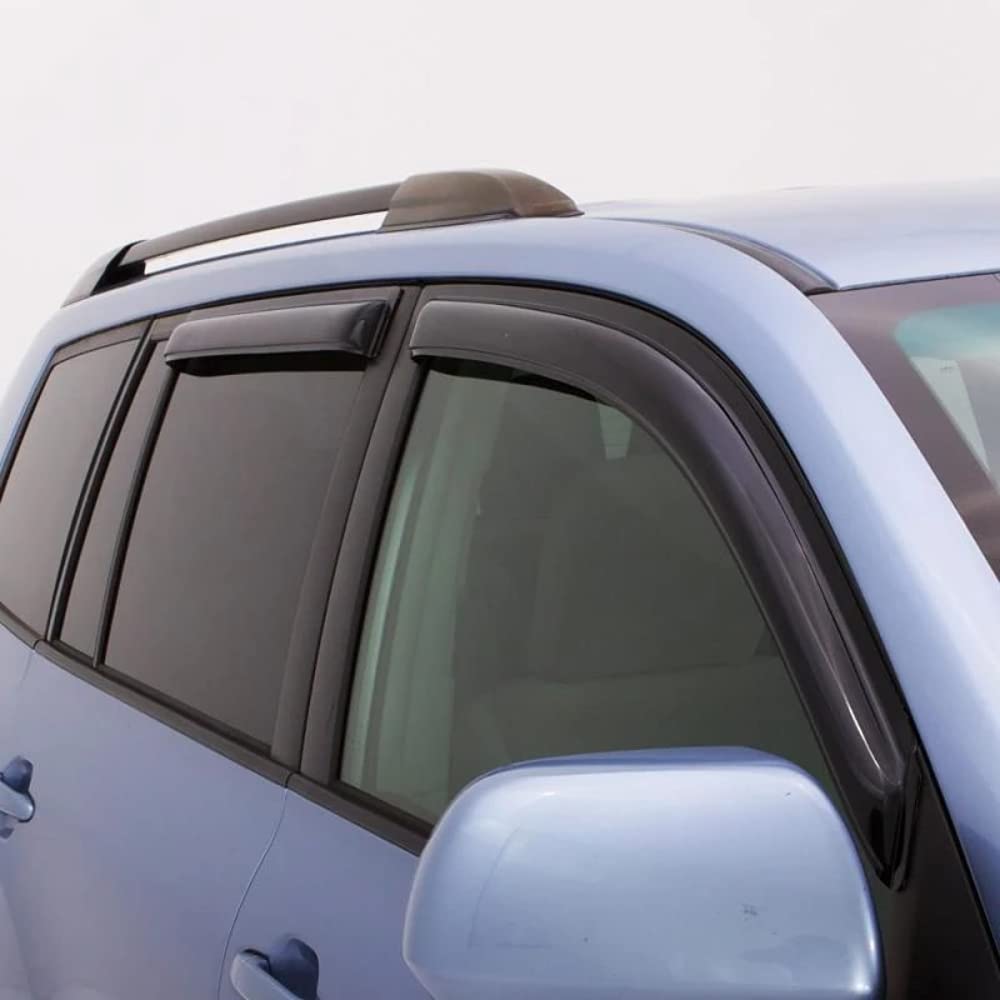 Ventvisor Car Window Deflector - 4 Piece Set for Rain Protection & Ventilation | Perfect for Trucks, SUVs, and Sedans