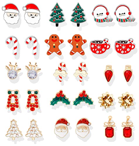 F:Cute Christmas Earrings