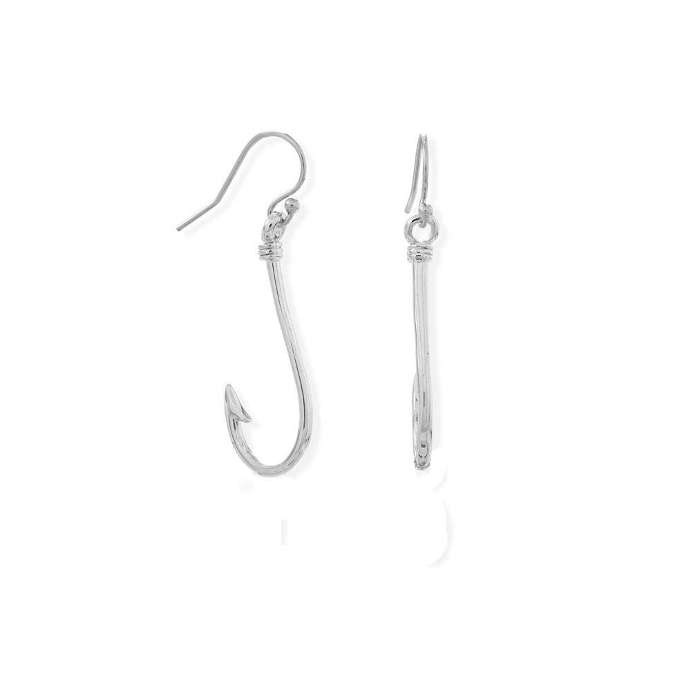 925 Sterling Silver Fish Hook Earrings for Women - Dainty & Elegant Jewelry for Everyday Wear, Parties & Gifts
