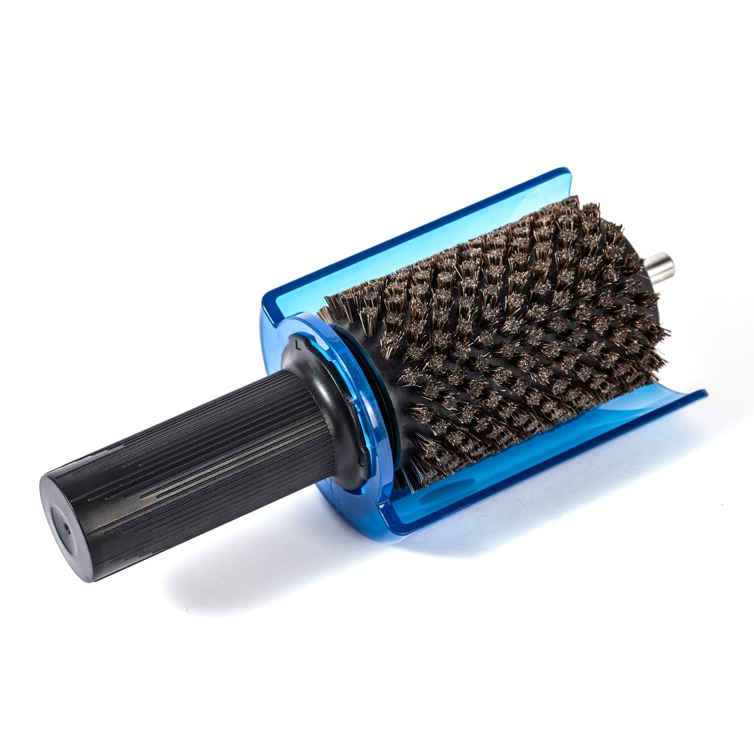 XC Alpine Ski Rotary Brush Kit - Nylon, Horsehair, Brass & Cork Brushes (100mm) with Axle Handle | Perfect for Ski Maintenance & Edge Tuning | Ideal for Home & Professional Ski Tuning